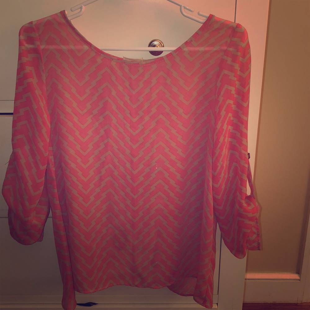 Open back blouse
